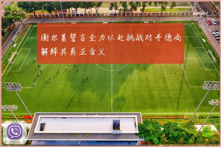 谢尔基誓言全力以赴挑战对手德尚解释其真正含义